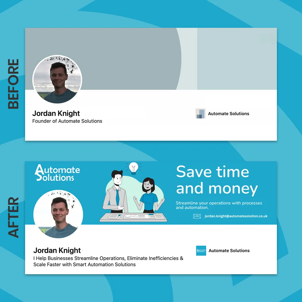 Bee Social Linkedin page optimisation example1