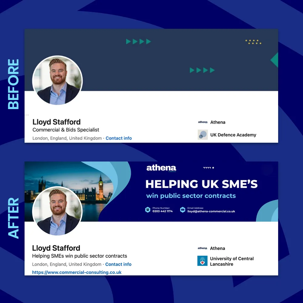 Bee Social Linkedin page optimisation example2